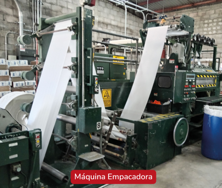 Máquina Automática para fabricación y empaque de servilletas